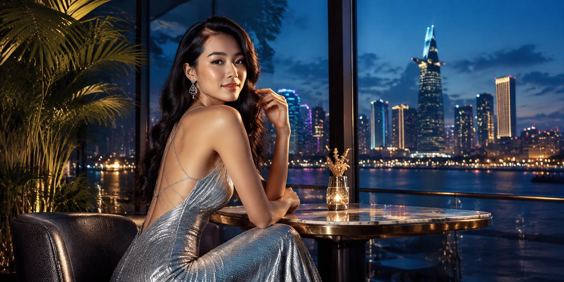 Bối cảnh Hồ Chí Minh với cà phê và thông tin thanh toán VND cho thể thao